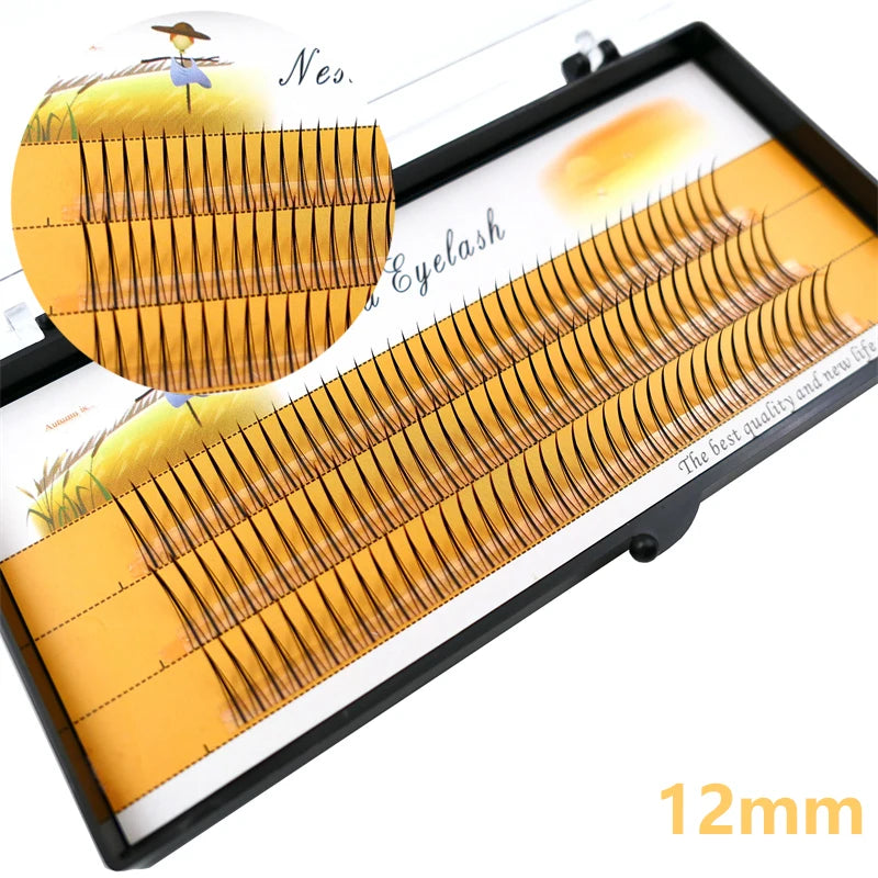 Natural Single Cluster False Eyelash 1 Box 120 Clusters Female Makeup Eyelash Extension False Eyelash Tool