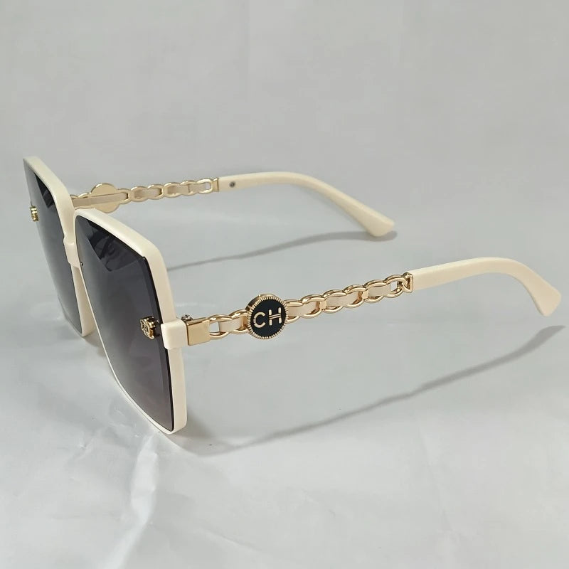 Fashion New Shades Sunglasses for Women Polarized Large Frame Square Retro Sun Glasses Gradient Ladies Sunglass for Men UV400