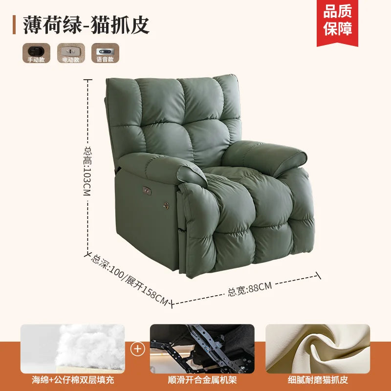 Recliner Europe Living Room Sofas Comfortable Adults Minimalist Design Sofa Cinema Lounge Muebles Para Habitacion Furnitures
