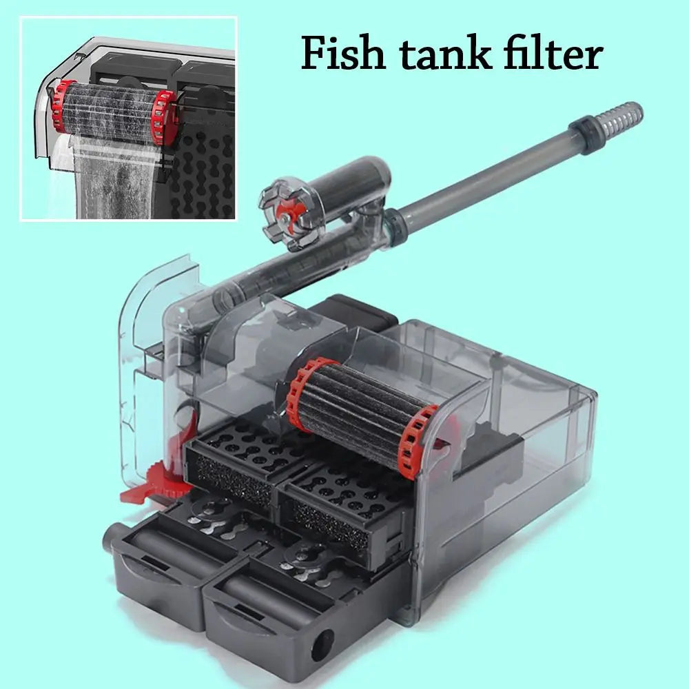 waterfall Fish tank filter wall-mounted 3 in 1 Circulating Water Purifier Circulating With Water Pump Clean water cycle for Home