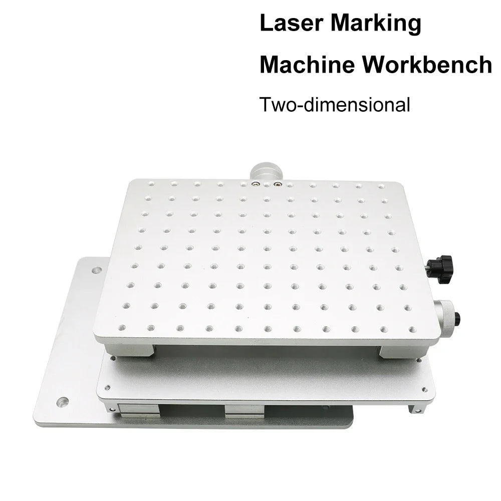 HAOJIAYI 1064nm Fiber Laser Marking Engraving Machine 2 Axis Moving Table Portable Cabinet Case XY Table