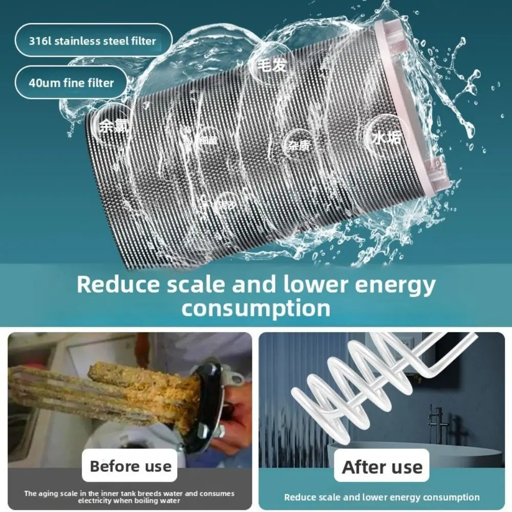 Durable Anti-scaling Water Heater Filter Purifier Output Universal Prefilter Pre-filter Purifier Filter Household Use
