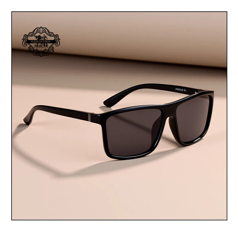 Classic Square Polarized Sunglasses Men Women Retro Black Sun Glasses Male Female Fashion Summer Anti Glare Driving Shades UV400