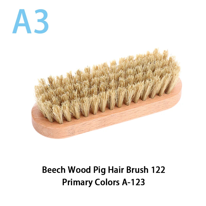 Handle Details Polishing And Cleaning Brush Horse Hair Wood Brush Leather Shoe Care And Cleaning Shoe Brush