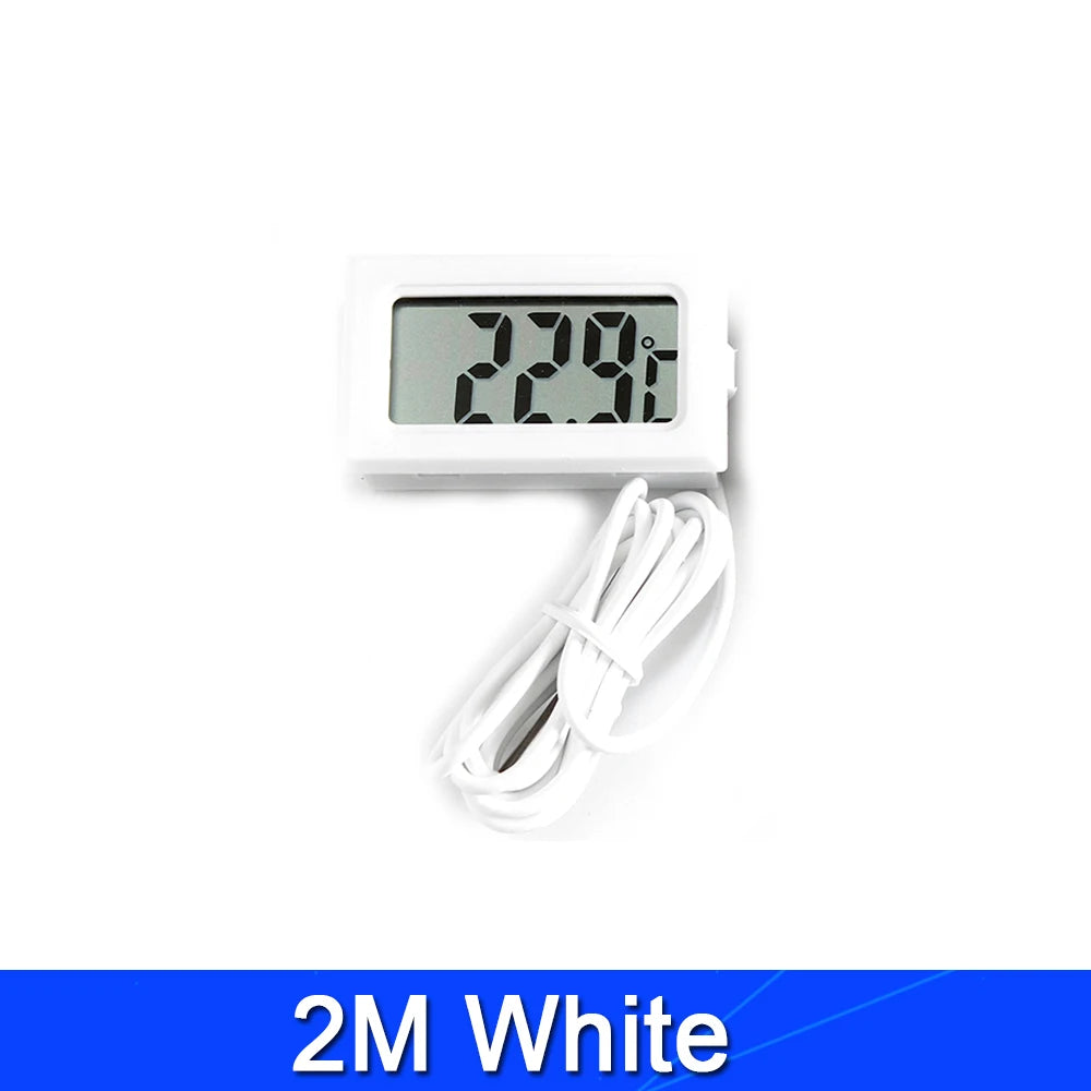 LCD Digital Thermometer For Freezer Temperature -50~110 Degree Refrigerator Fridge Thermometernd Outdoor Waterproof Probe