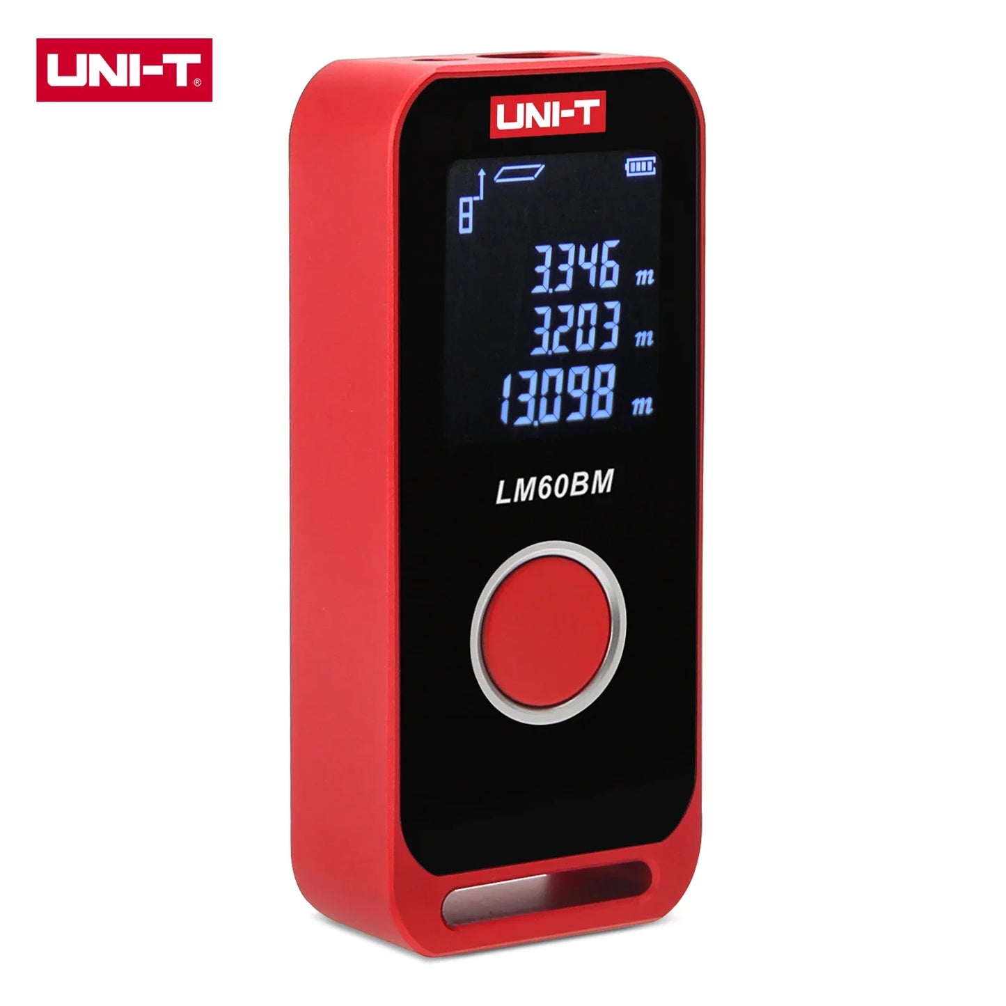 UNI-T Mini Laser Distance 40/60m Range Rechargeable 3.7V Wall Area/Volume/Circumference Measurement LM40Mi LM60Mi