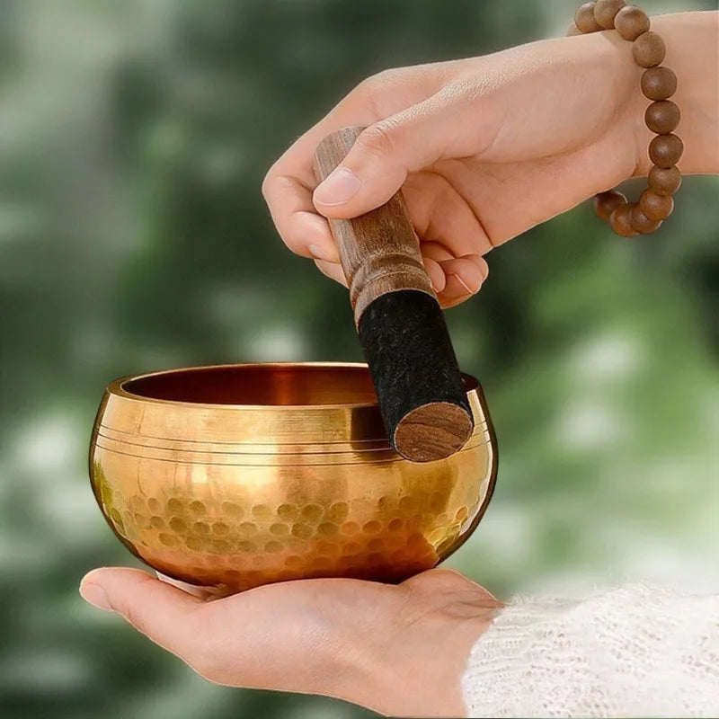 Sound Healing Singing Bowl Meditation Harmony Sound Bowls Copper Tibetan Singing Bowls Buddhist Percussion Musical Instruments
