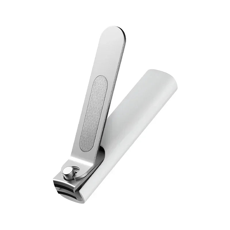 Nail Clipper 420 Stainless Steel Anti-Splash Trimmer with File, Portable Nail Cutter for Manicure Pedicure