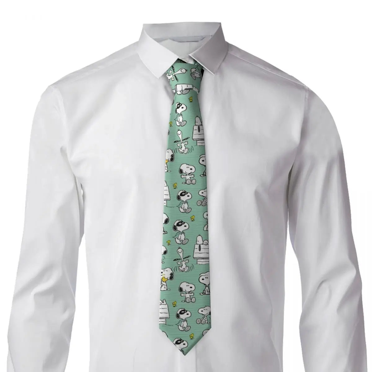 Personalized Fashion S-Snoopys Neckties Men Silk Cartoon Office Neck Tie