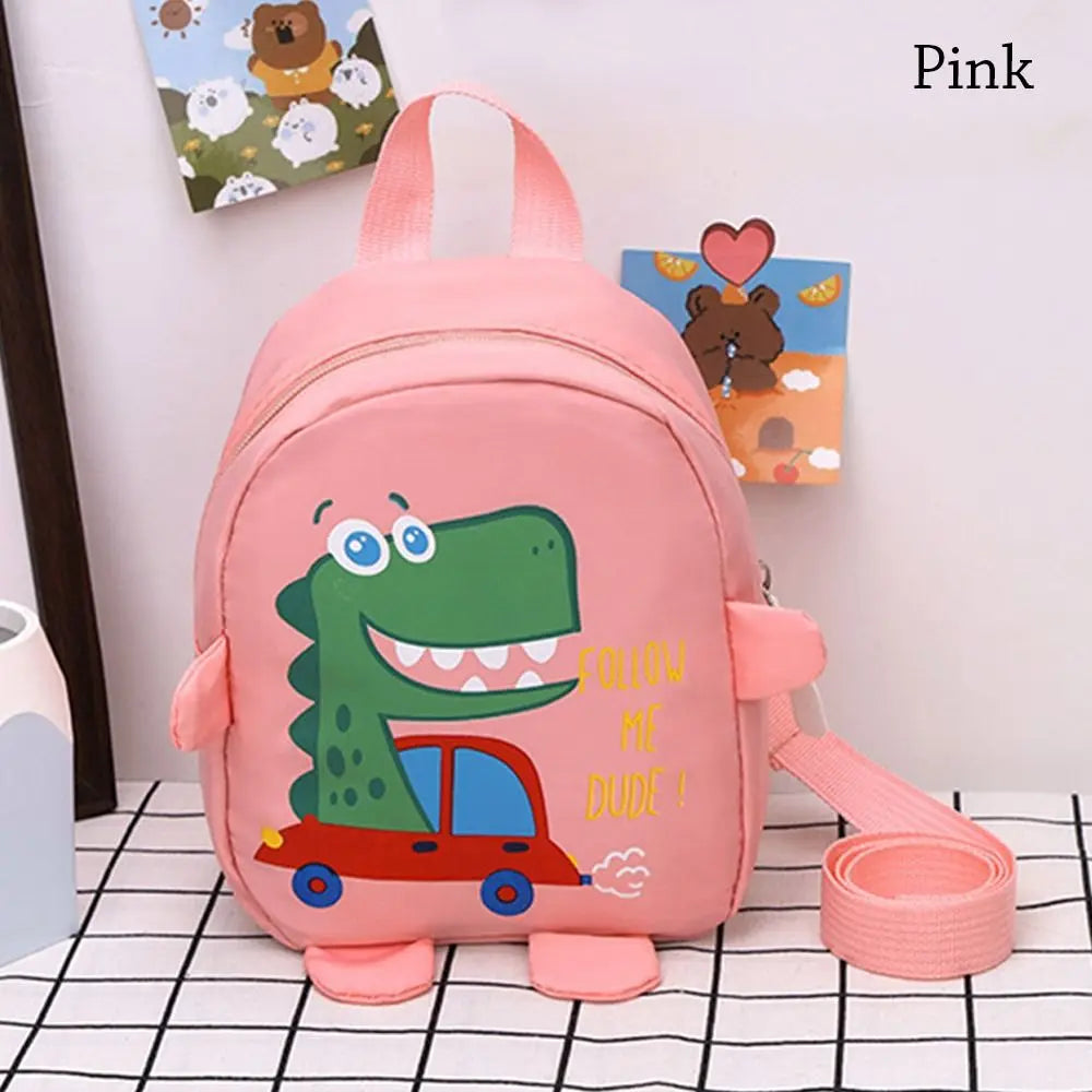 Boys Girls Cute Cartoon Dinosaur Toddler Rucksack Kindergarten Schoolbag Anti-lost Backpacks School Bags