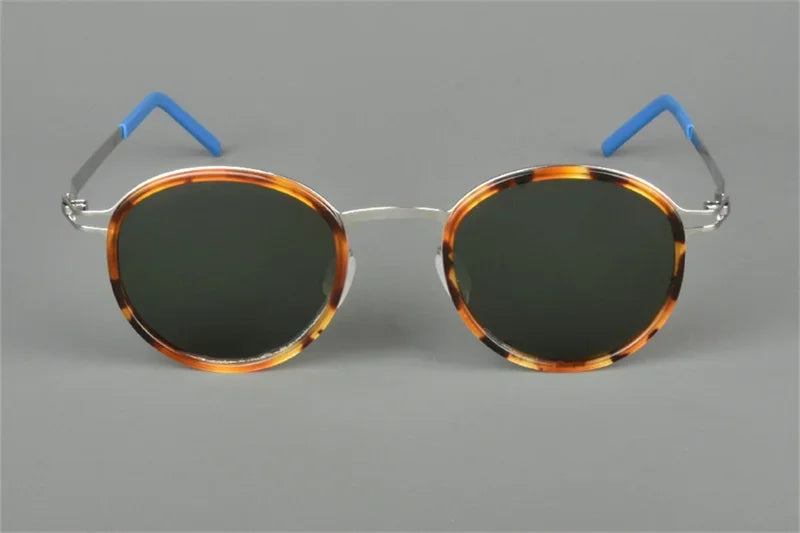 Germany Brand Polarized Sunglasses Men Women Round Driving Outdoor Glasses Frame UV Protect Sun Glasses Optical Eyeglasses Gafas