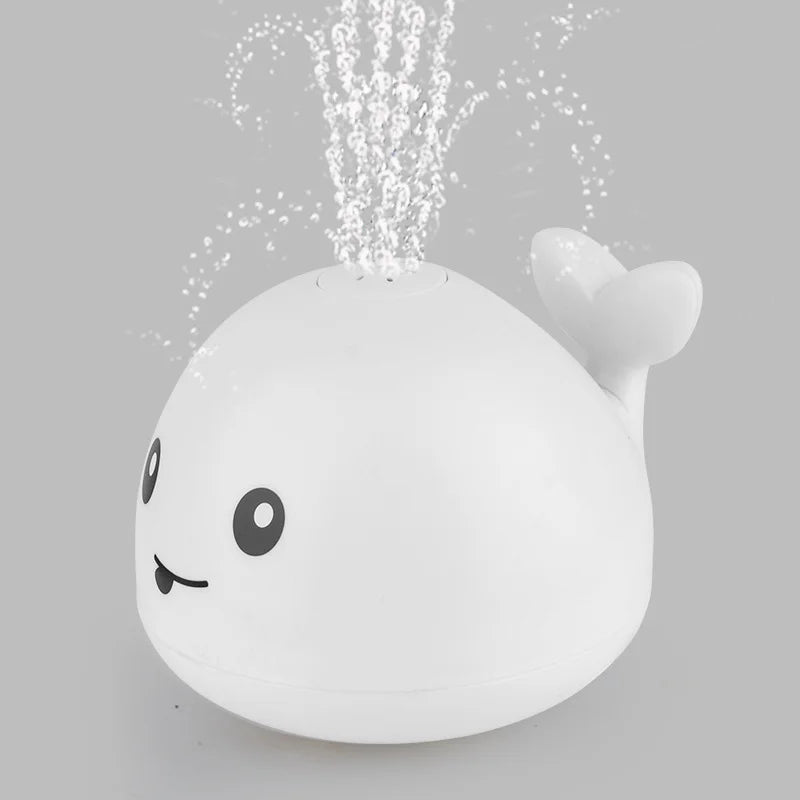 Waterproof Baby Bath Toys Whale Automatic Bathroom Toy Sprinkler Glowing LED Light toy,kids Infant Swim Pool Bathroom Toys Gifts