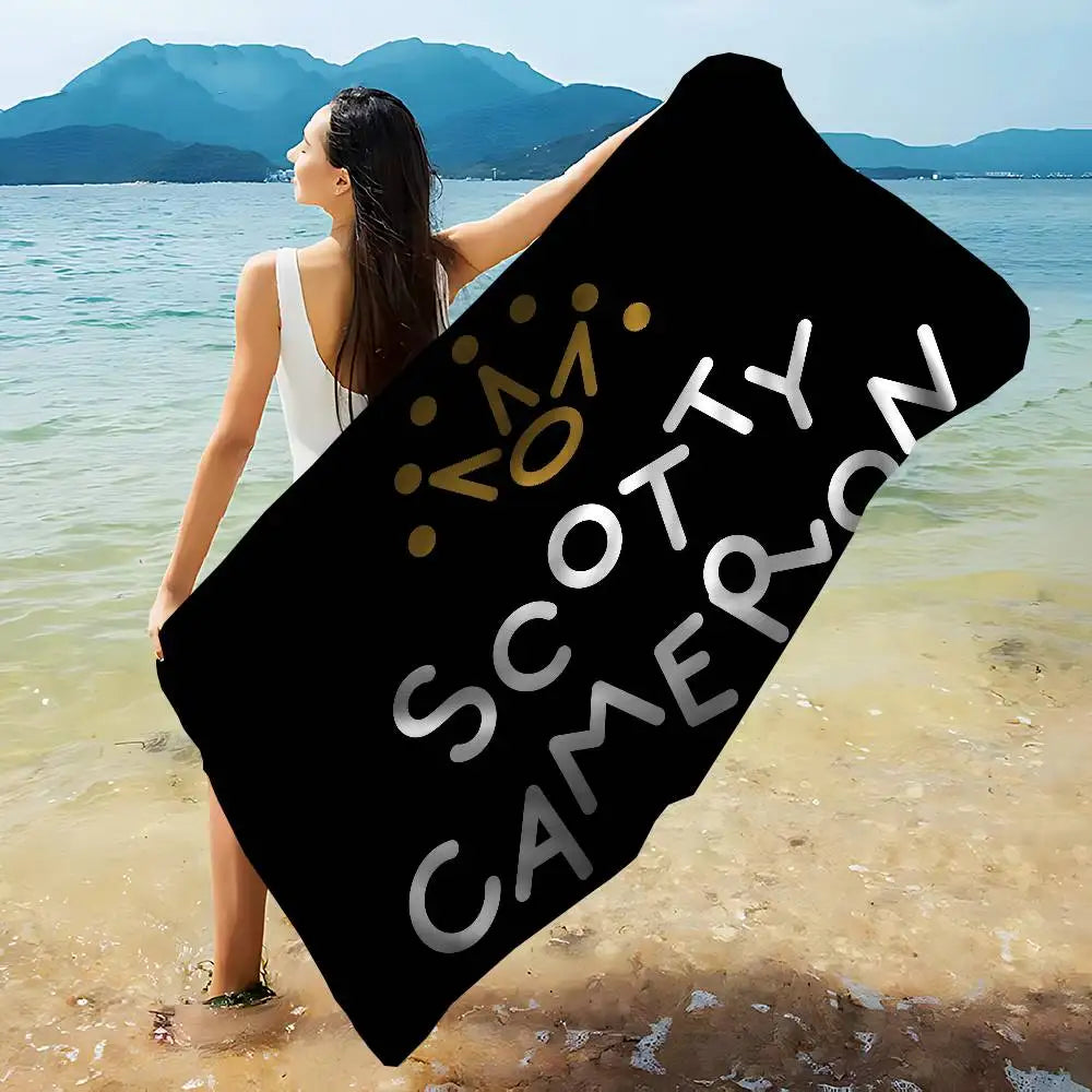 S-Scotty C-Camerons Bath Towel Microfiber Soft Water Absorbing Breathable For Girl Kids Decorative Cartoon Beach Towel