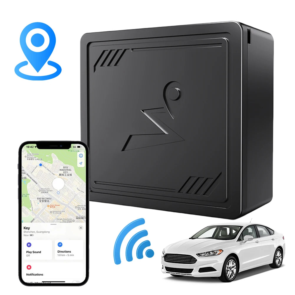 4G GPS Tracker with App Real Time Car Tracking Device Portable GPS Positioner for Elderly Children Pets Car