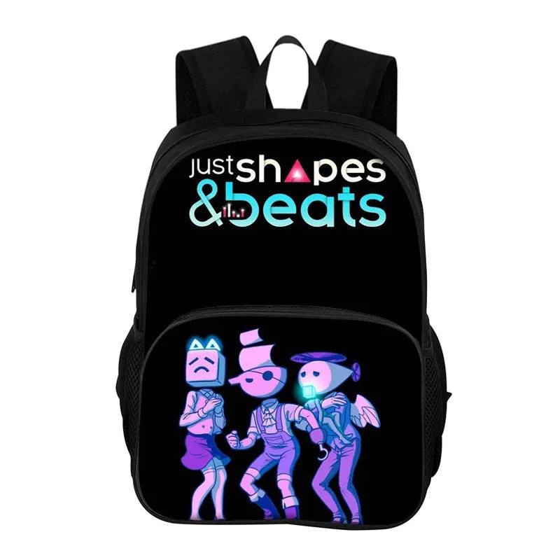 Kids Backpacks Just Shapes & Beats Student Anime School Bags Children Outdoor Sport Travel Rucksack Gift