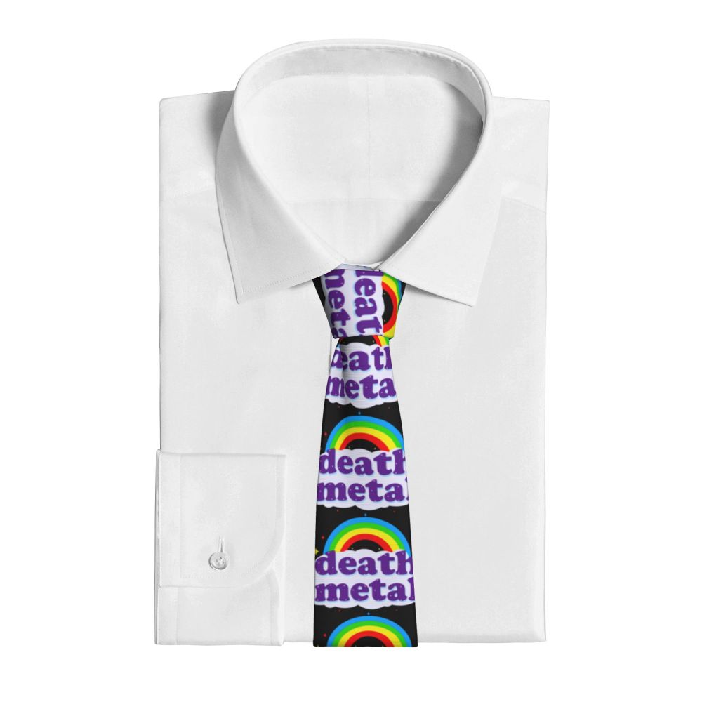 Slipknots Neckties Men's Customized Silk Heavy Metal Rock Music Gift Neck Tie for Office