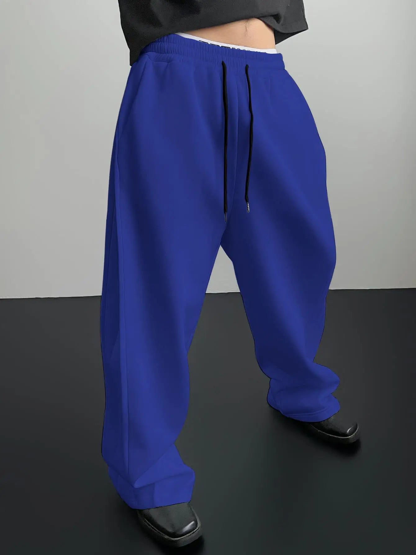2025 New Korean style Sweatpants Sport Pants Men Running Pants Spring Summer Loose Casual Sweat Pants Straight Jogging Pants Men