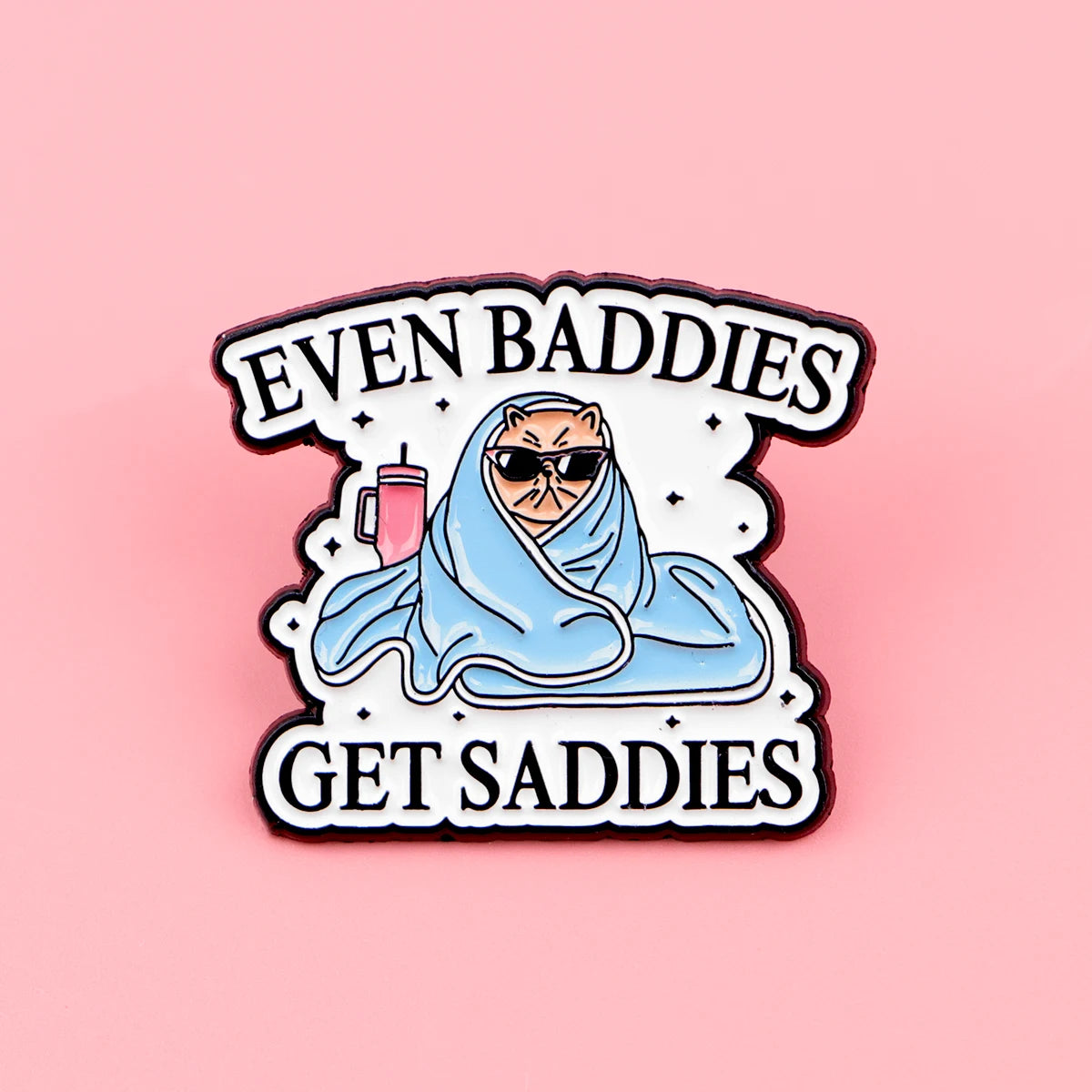 Autism Quotes Enamel Pins ADHD Brooches Black Cat Badge Lapel Pin For Backpack Clothes Accessories Medical Jewelry Birthday Gift