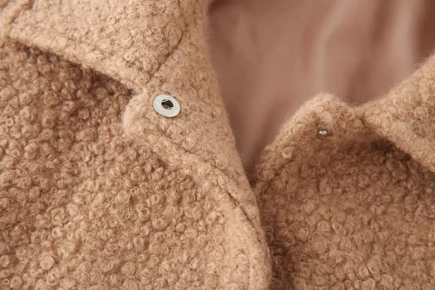 Women's Wool Coat 2025 Fall New Arrival Casual Fashionable Versatile Two-Color Wool Coat for Women