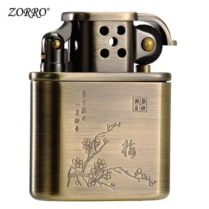 Zorro Lighter Retro Grinding Wheel Metal Constantine Flint Antique Series Lighter Various Patterns Men's Gifts