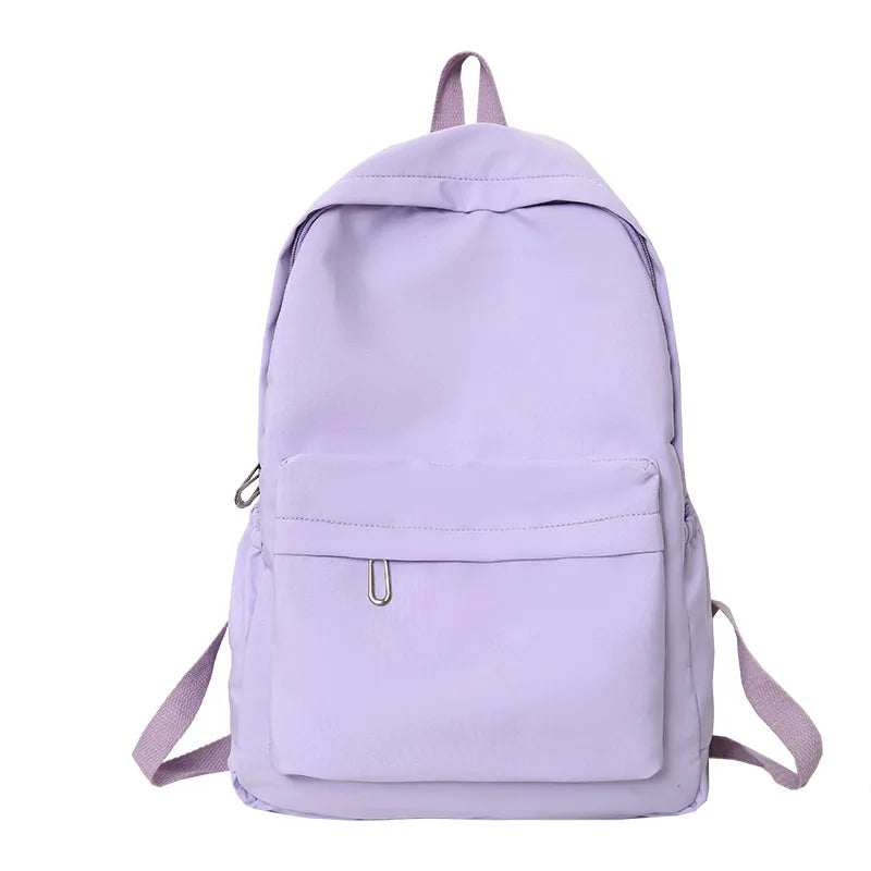 Customized New School Bags Personalized Name Embroidery Large Capacity Nylon Student Backpack Adult Children Travel Bags