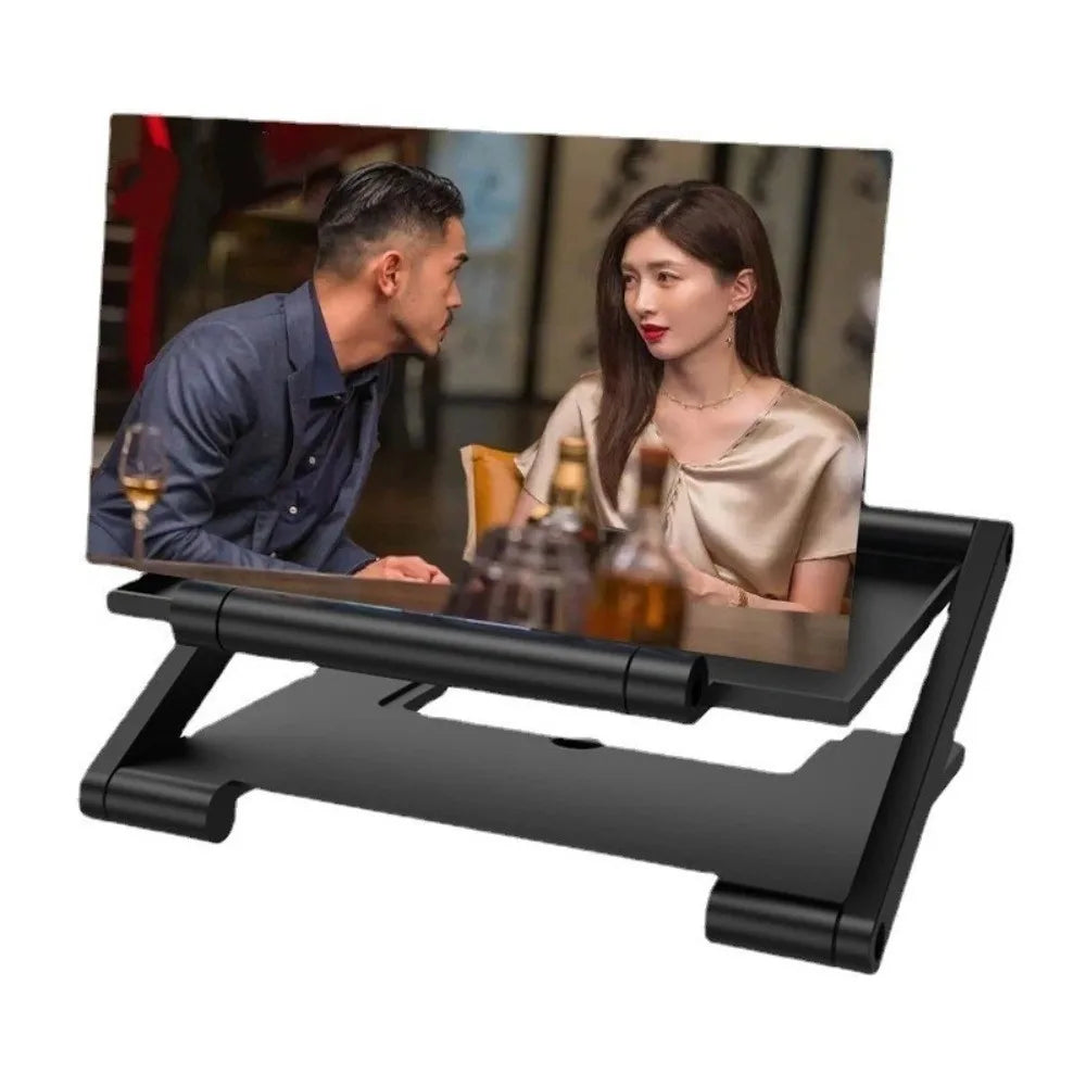 Folding Cell Phone Screen Amplifier HD Enlarged Screen Screen Enlarge Magnifier Multi functional Mobile Phone Magnifying Glass