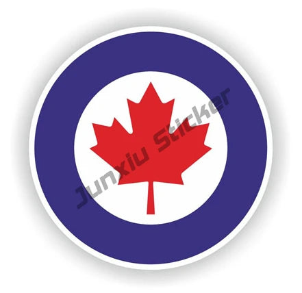 Fashion Canada Decals Canada Round Maple Leaf Decal Canadian Oval Flag Decal Quebec Canada Flag Sticker Premium Quality Stickers