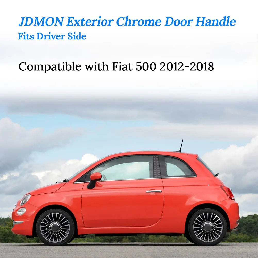 Car Left ＆ Right Door Outer Handle Drivers Side Exterior For Fiat 500 2021-2018 Auto Parts 68069943AC 68069942AC
