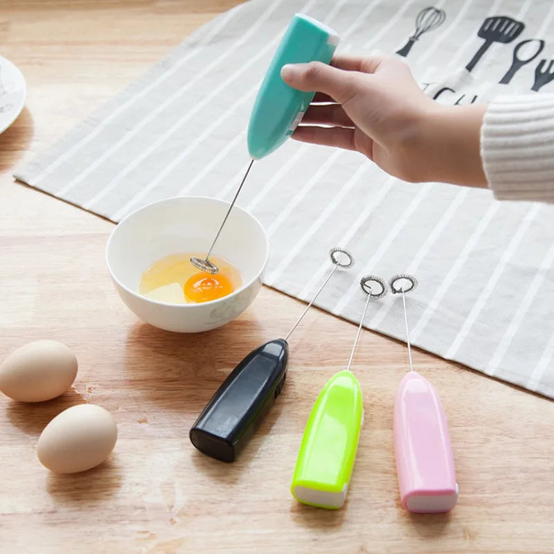 Cordless Milk Foamer Coffee Whisk Mixer Electric Blender Egg Beater Mini Frother Handle Stirrer Cappuccino Maker Cooking Tools