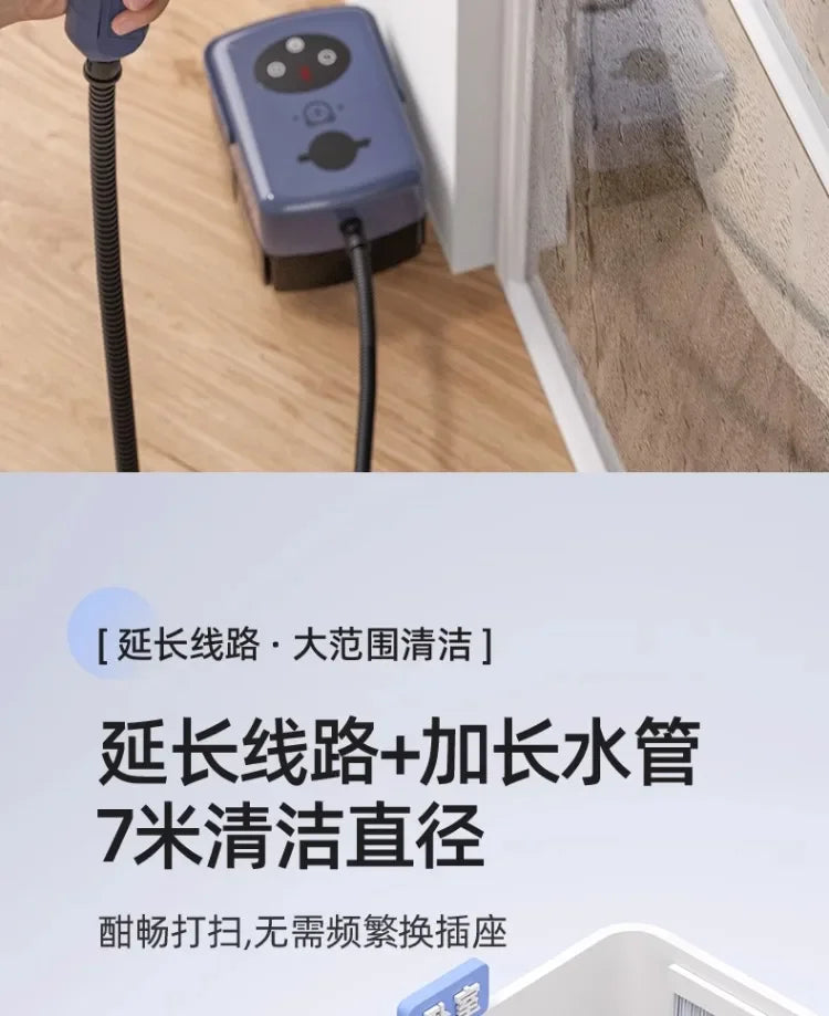 220V Steam Cleaner Multi Function High Temperature Pressure Washer for Home Fabric  Kitchen EW