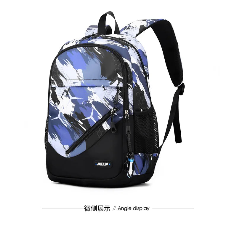Children School Backpack for Boys Schoolbag for Kids Teenage Elementary Middle Waterproof Lightweight Bookbag Daypack 3-9 Garde