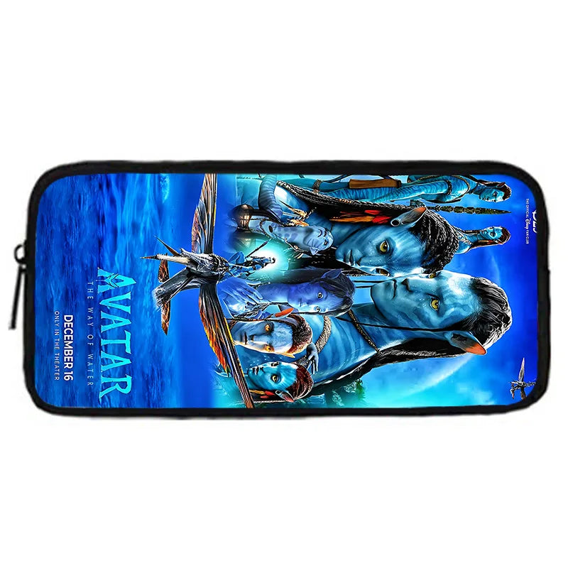 Science Fiction Movie Child School Backpack with Lunch Bags ,Pencil Bags ,School Bags for Boys Girls A-AvatarS Best Gift