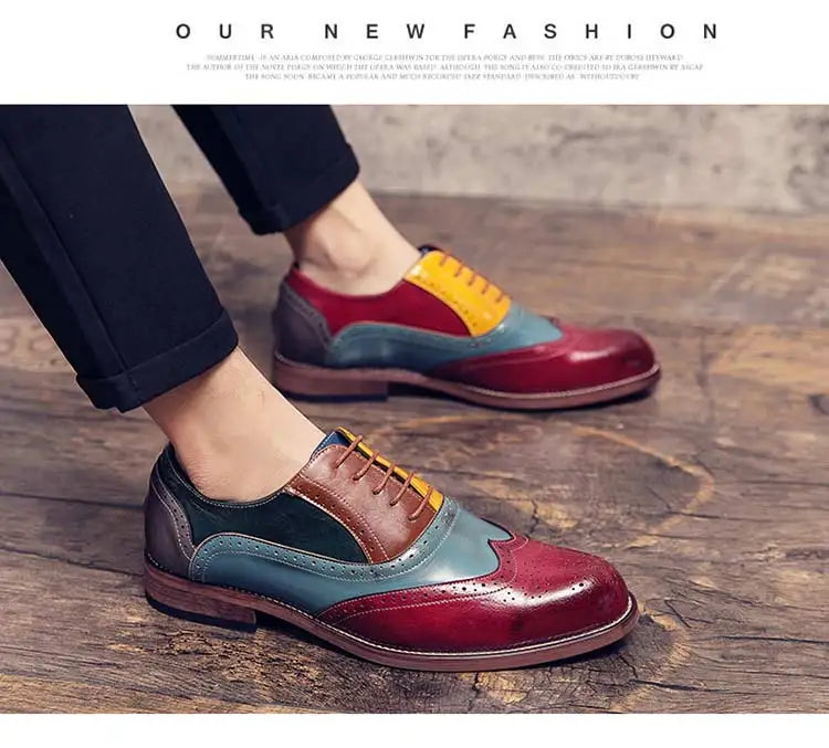 High Quality Business Formal Leather Shoes Mens Casual Dress Shoes Classic Italian Formal Oxford Elegant Shoes Men Office Shoes