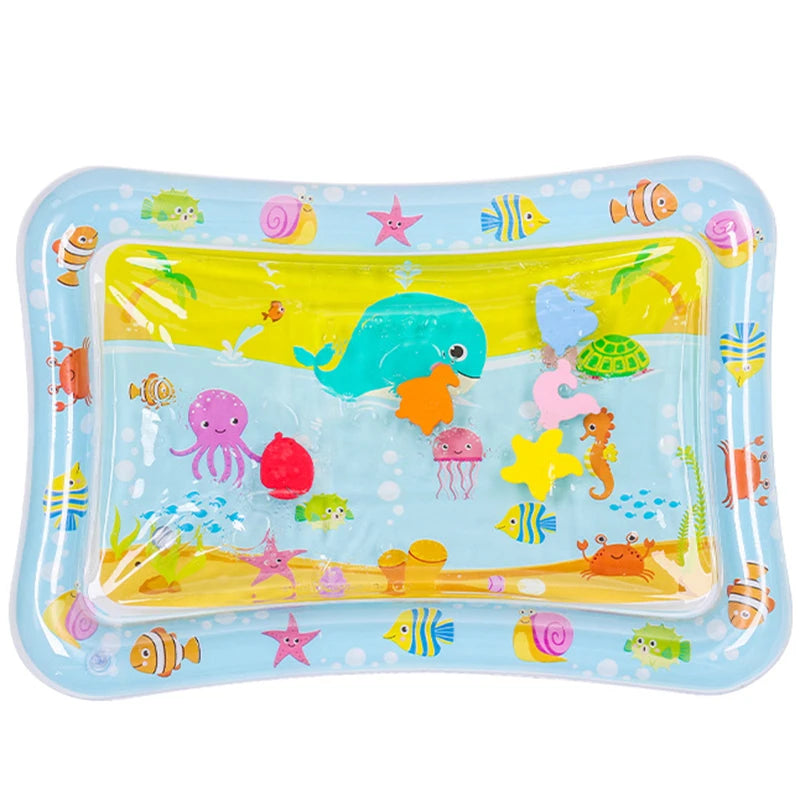 Water Mat for Babies Inflatable Activity Center, Baby Water Mat for 3 6 9 12 Months Infants Baby Toys for Toddlers, Promote Bab