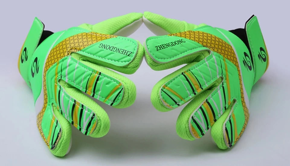 Loogdeel Football Goalkeeper Gloves Finger Protect Thickened Anti-slip Wear-resistant Adult Child Soccer Training Sports Gloves