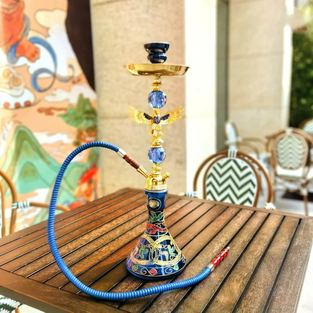 New Hookah Shisha Smoking Pipe Eagle Mid-Shaft Ceramic Tobacco Bowl Water Pipes Smoking Grass Shisha Кальян Accessories