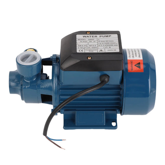 Solar  Solar  650W 3400rpm 35m Lift 1in Outlet Pressure Boosting 40L/min Centrifugal Pump