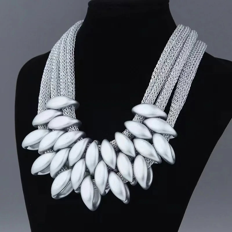 Choker Necklace Jewellery for Women Multilayer Short Necklace Collar Women's Clothes Accessories