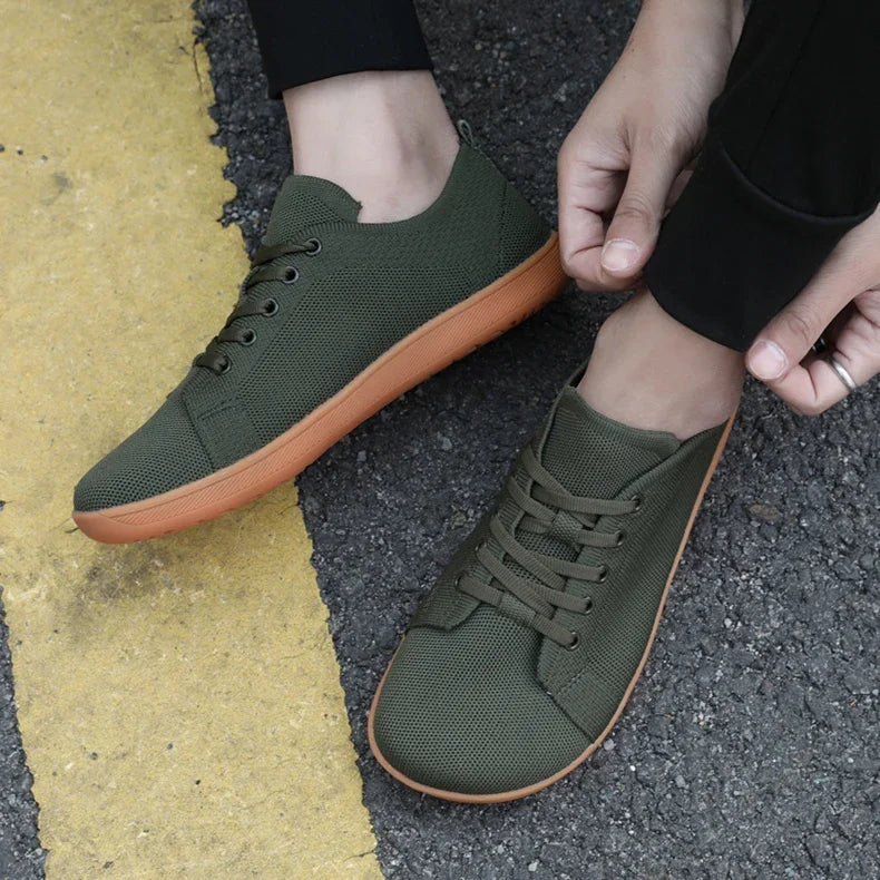 Wide Barefoot Flats Shoes For Women Outdoor Women's Sneakers Minimalist Shoes Wide Toe Soft Soles Walking Shoes Men Sneakers