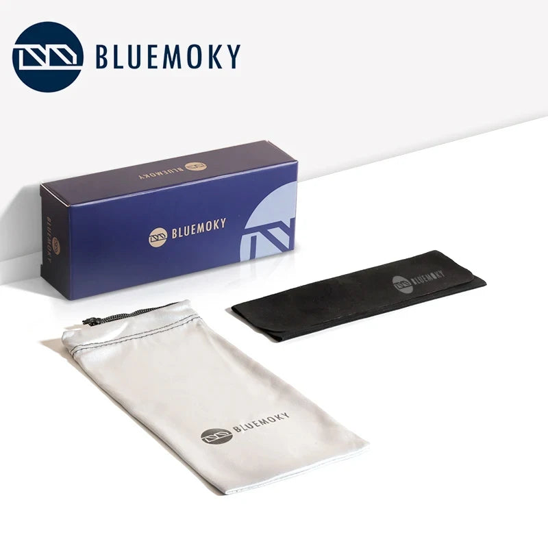 BLUEMOKY New Popular Polarized Prescription Sunglasses For Men Women UV400 Protection TR-90 Square Progressive Sun Glasses