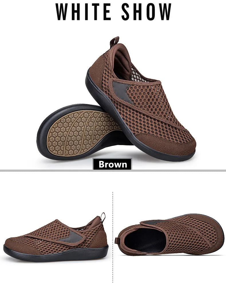 New Casual Orthopedics Wide Feet Swollen Shoes Thumb Eversion Adjusting Sneakers Comfortable Couple Diabetic Shoes Walking Shoes