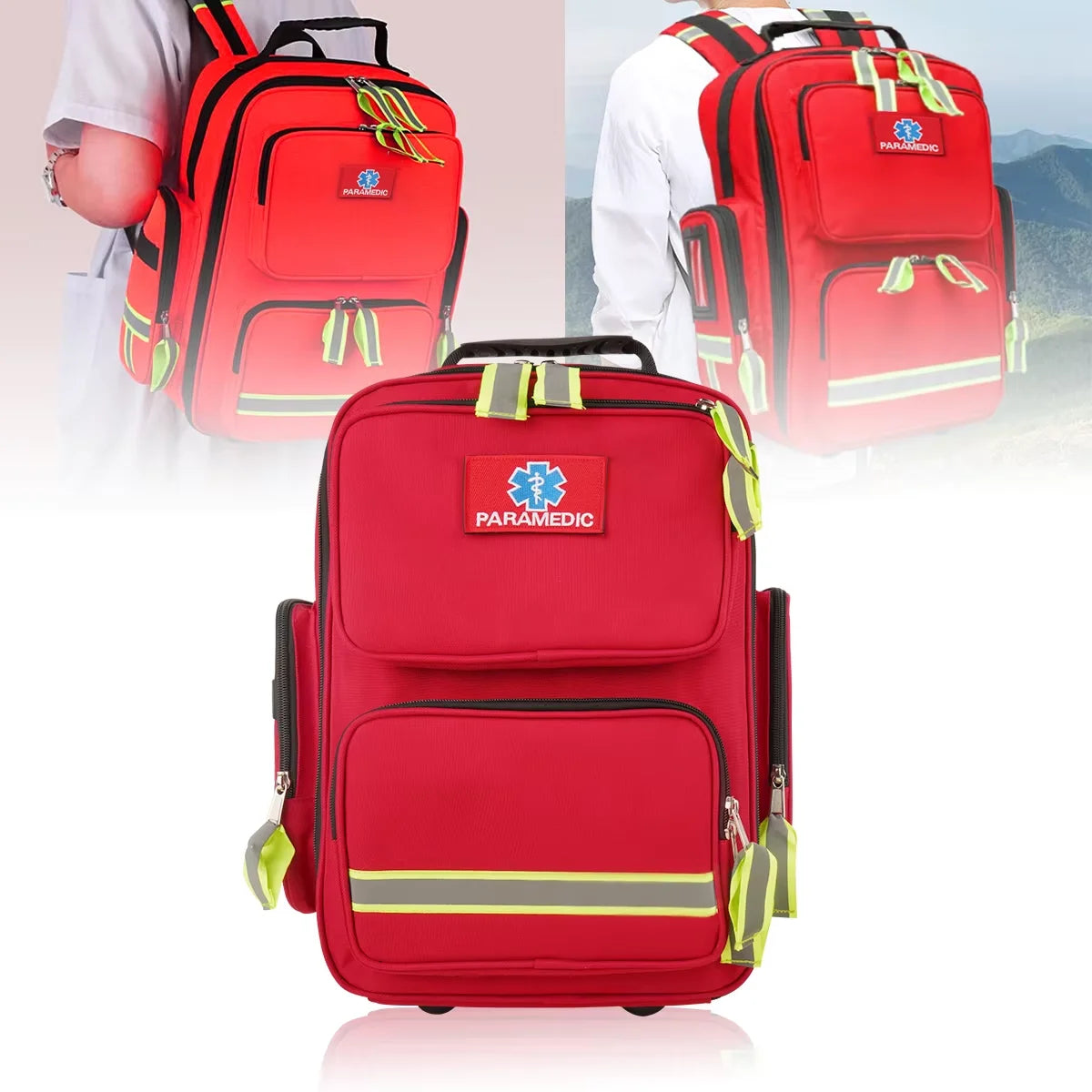 Outdoor Motorcycle cycling first aid kit Emergency Survival Kit Medical Classified Storage Backpack for Travel Camping Rescue