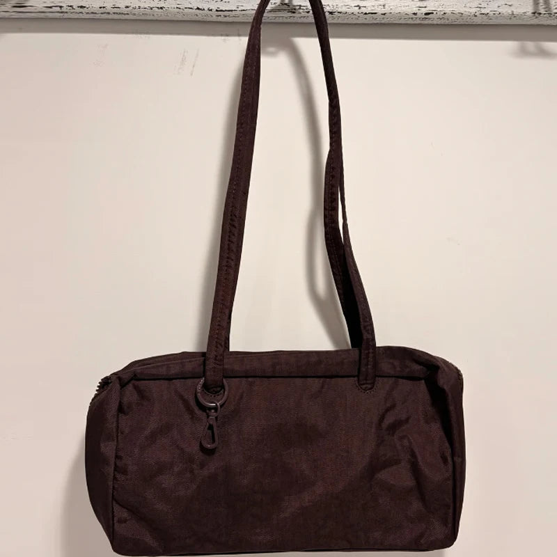 Casual Bowler Bags For Women Luxury Designer Handbags And Purses 2026 New In Polyester Circular Ornament Underarm Cloth Shoulder