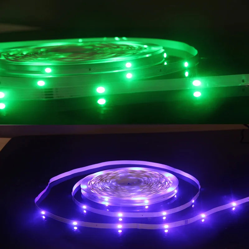 LED Strips Infrared Control Neon Ice Lights TV Backlight Room Decor SMD5050 USB Bedroom Decoration 1m 2m 3m 4m 5m Luces LED
