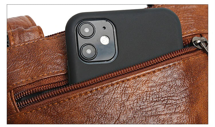 Ladies' soft leather shoulder bag, mobile phone bag, layered bag, mailman, one shoulder luxury designer, ladies' handbag, wallet