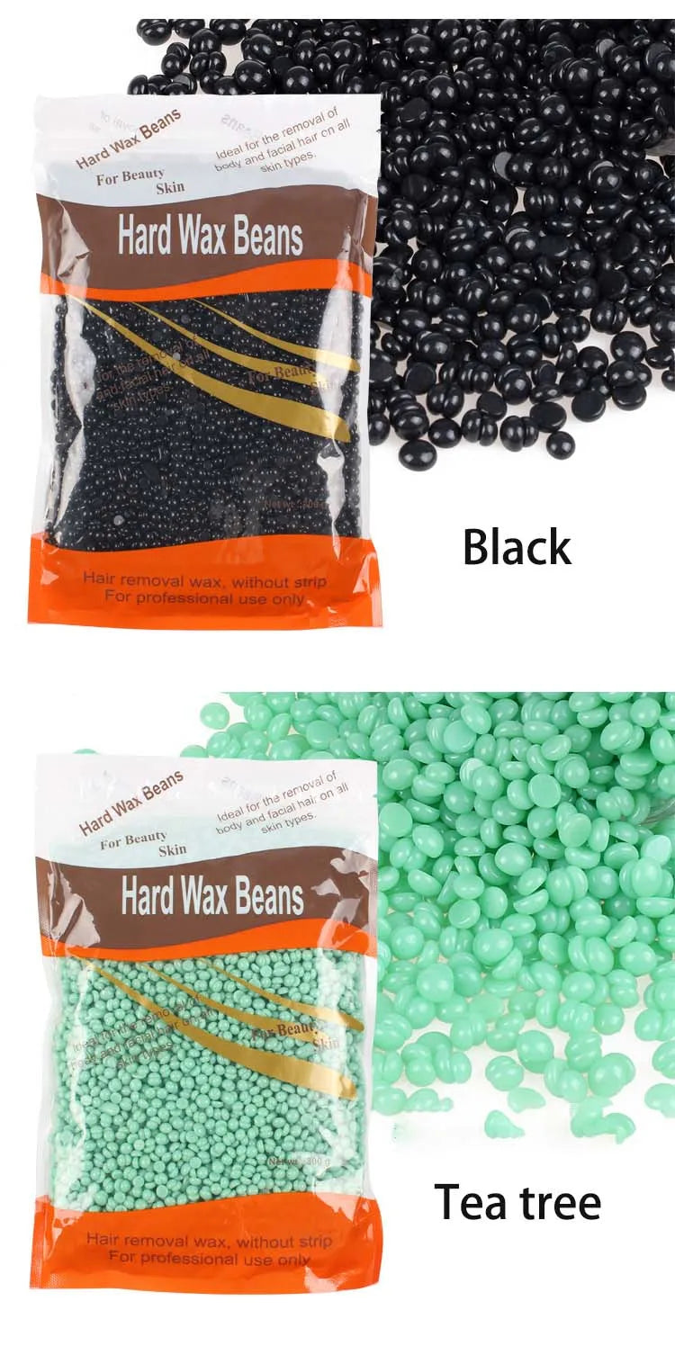 100g Wax Beans Hot Film Hard Wax Depilatory Hard Hair Removal Bean Waxing Bikini Face Legs Body Hair Removal Unisex