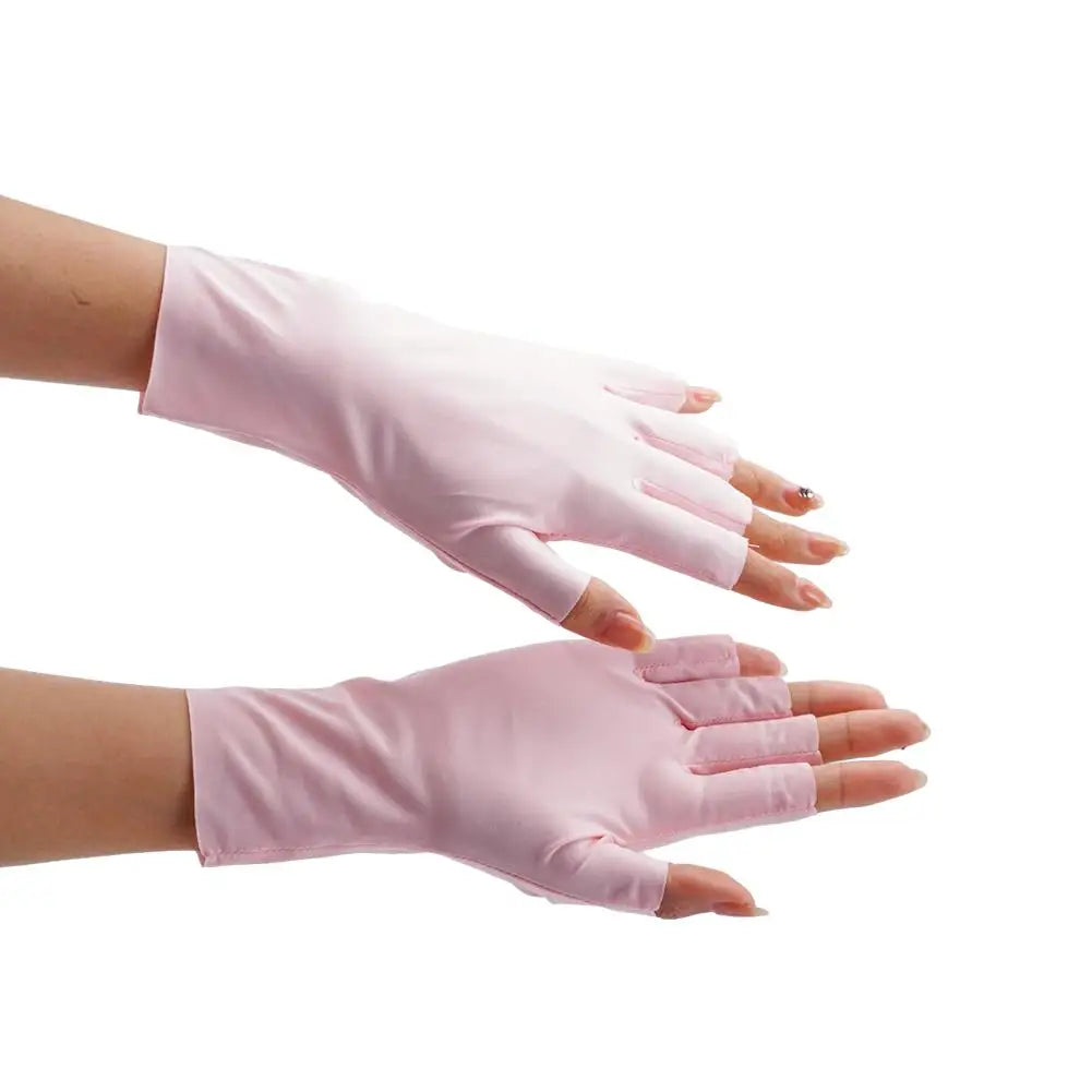 Women Sunscreen Gloves Fingerless Gloves Summer Sunscreen UV Protection Multicolor Gloves Woman Driving Glove Female Touchscreen