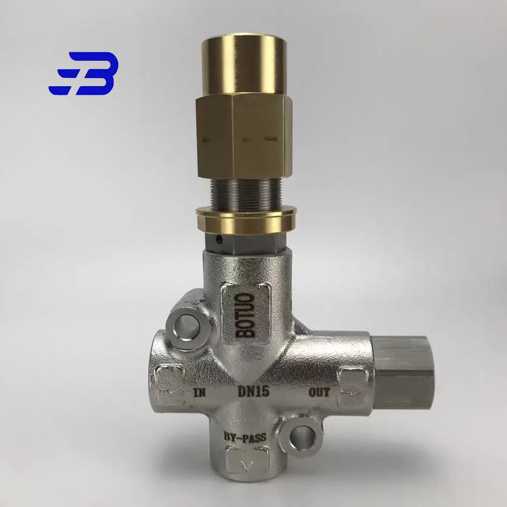 500-600bar Pressure Washer Adjustable High Pressure Washer Parts Regulator Bypass Pressure Washer Unloader Valve VHP60