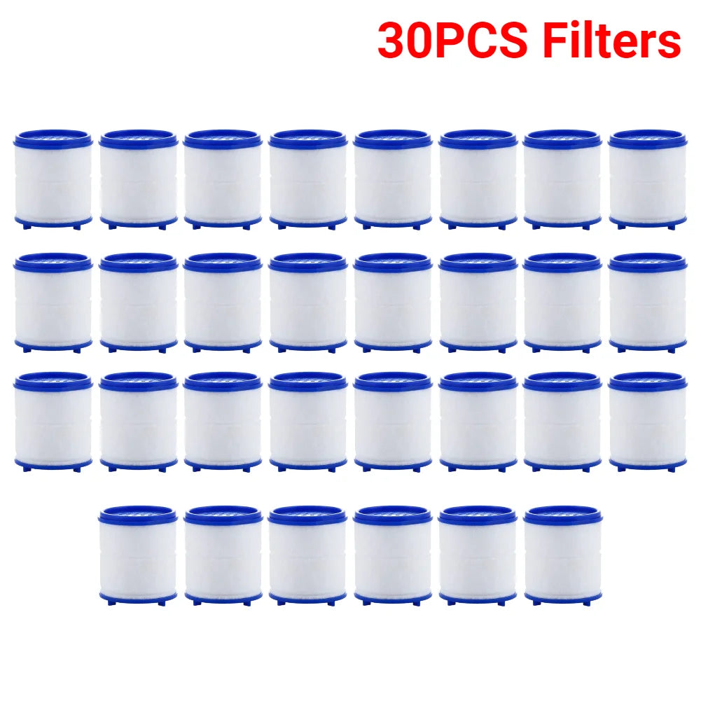 2-40PCS Faucet Water Filter 360 Degree Rotating Splash Filters Remove Chlorine Heavy Metals Filtered Showers Head Bath Purifier