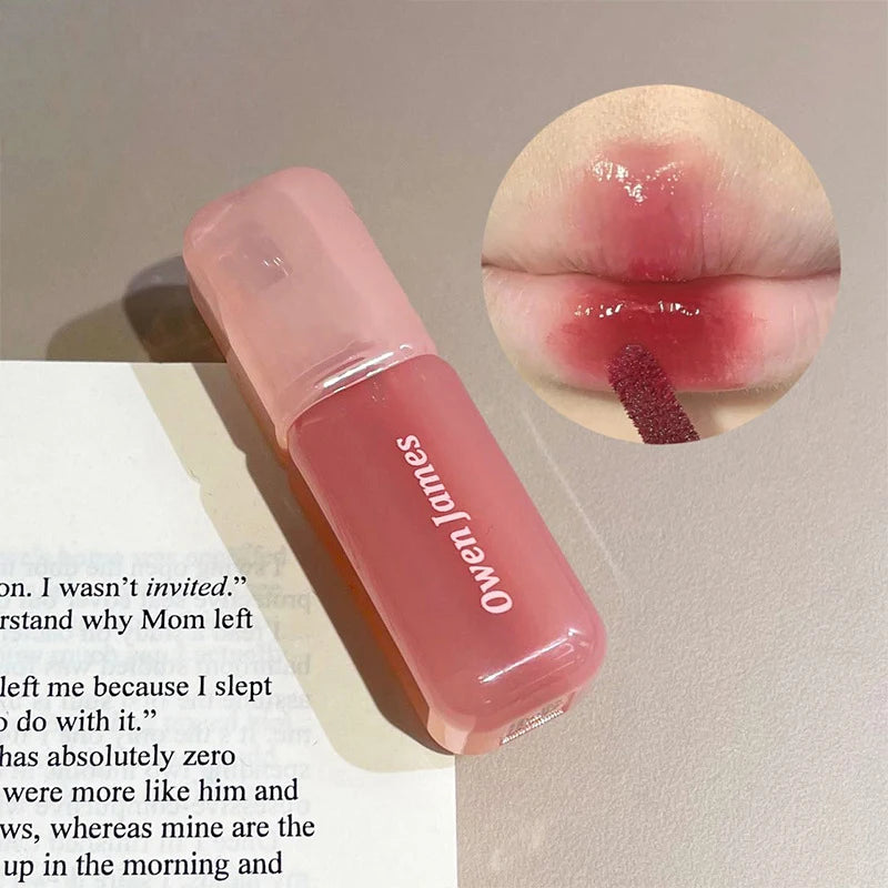 Glossy Non-stick Cup Lip Gloss Long Lasting Cheek Mud Lip Plumper Tinted Lip Lipstick Lip Makeup Cosmetics